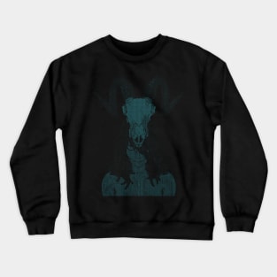 ASCii Savage Girl (Blue) Crewneck Sweatshirt